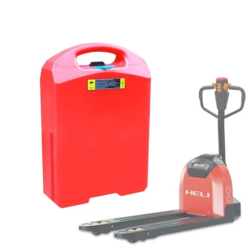 Electric Pallet Jack - แบตเตอรี่ลิเธียม RED 20Ah 48V LiFePO4 สำหรับรถยกพาเลทไฟฟ้า
