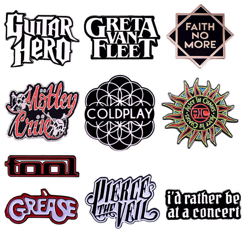 เข็มกลัดโลโก้ดนตรี คลาสสิกยุค  - Heavy Equipment Logo บทวิจารณ์และราคา