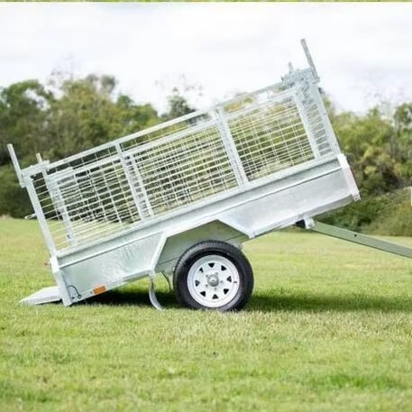 รถพ่วงบรรทุกแบบกล่องชุบสังกะสี - Heavy Equipment Trailer บทวิจารณ์และราคา