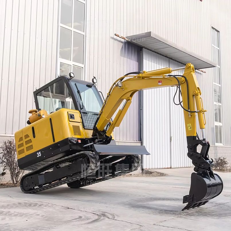 รถขุดขนาดเล็ก 3.5 ตัน แบบไฮดรอ - Heavy Equipment Excavator บทวิจารณ์และราคา
