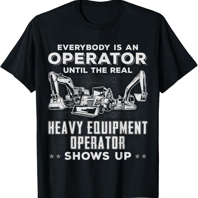 เสื้อยืดนักขับรถขุดตักดิน รถบู - Heavy Equipment Excavator บทวิจารณ์และราคา